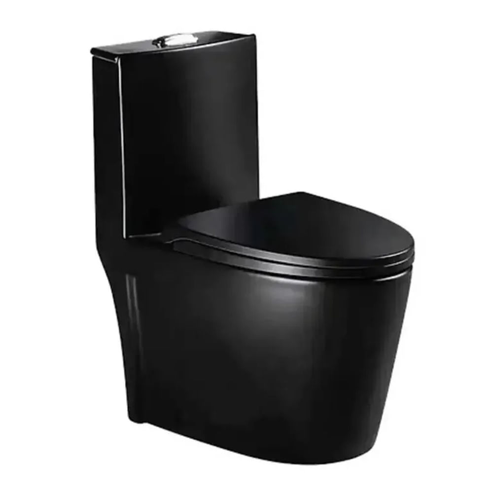 XM - Inodoro one piece negro minimalista IN8835-01