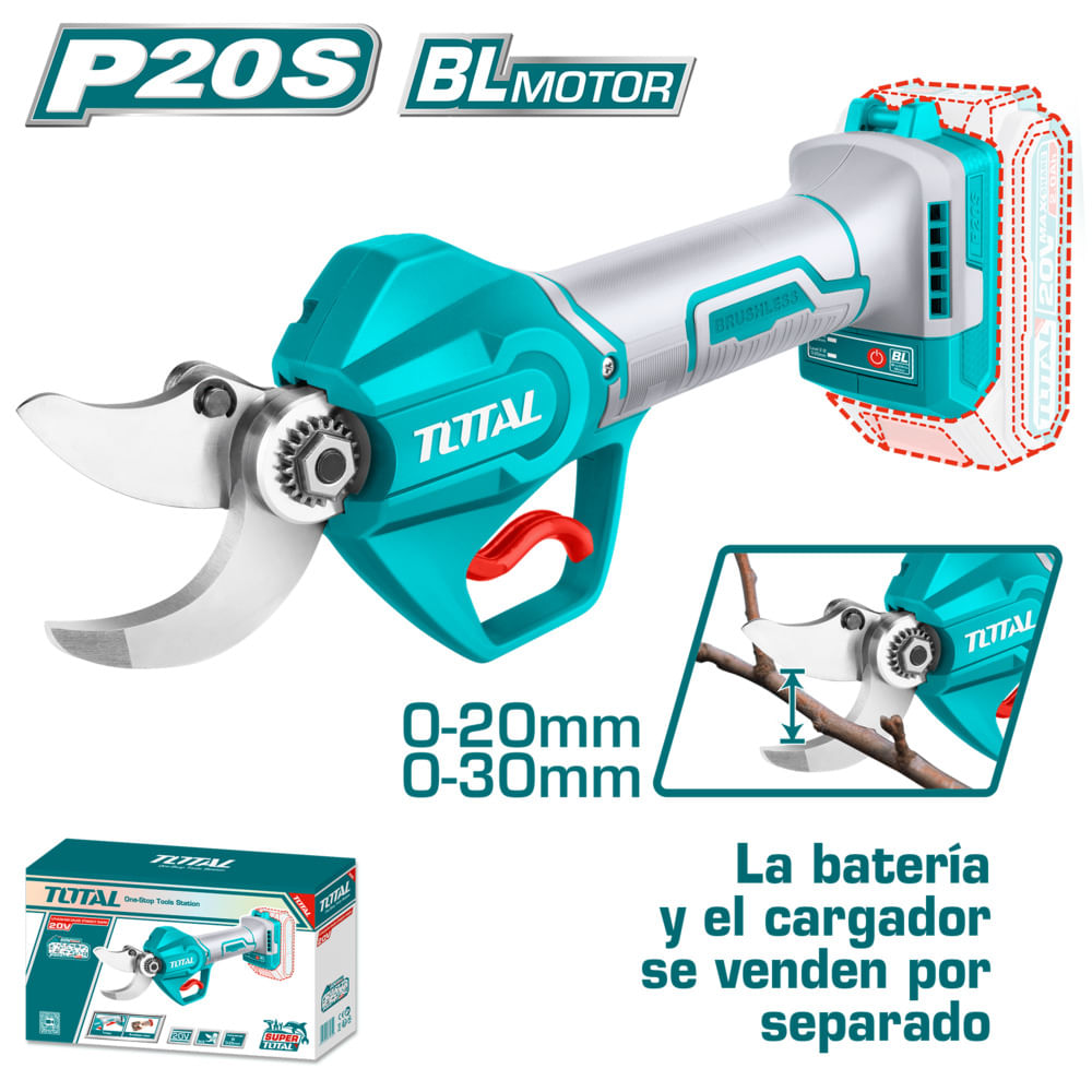 TIJERA LI-ION 20V P20S CORTE 20 - 30MM BRUSHLESS