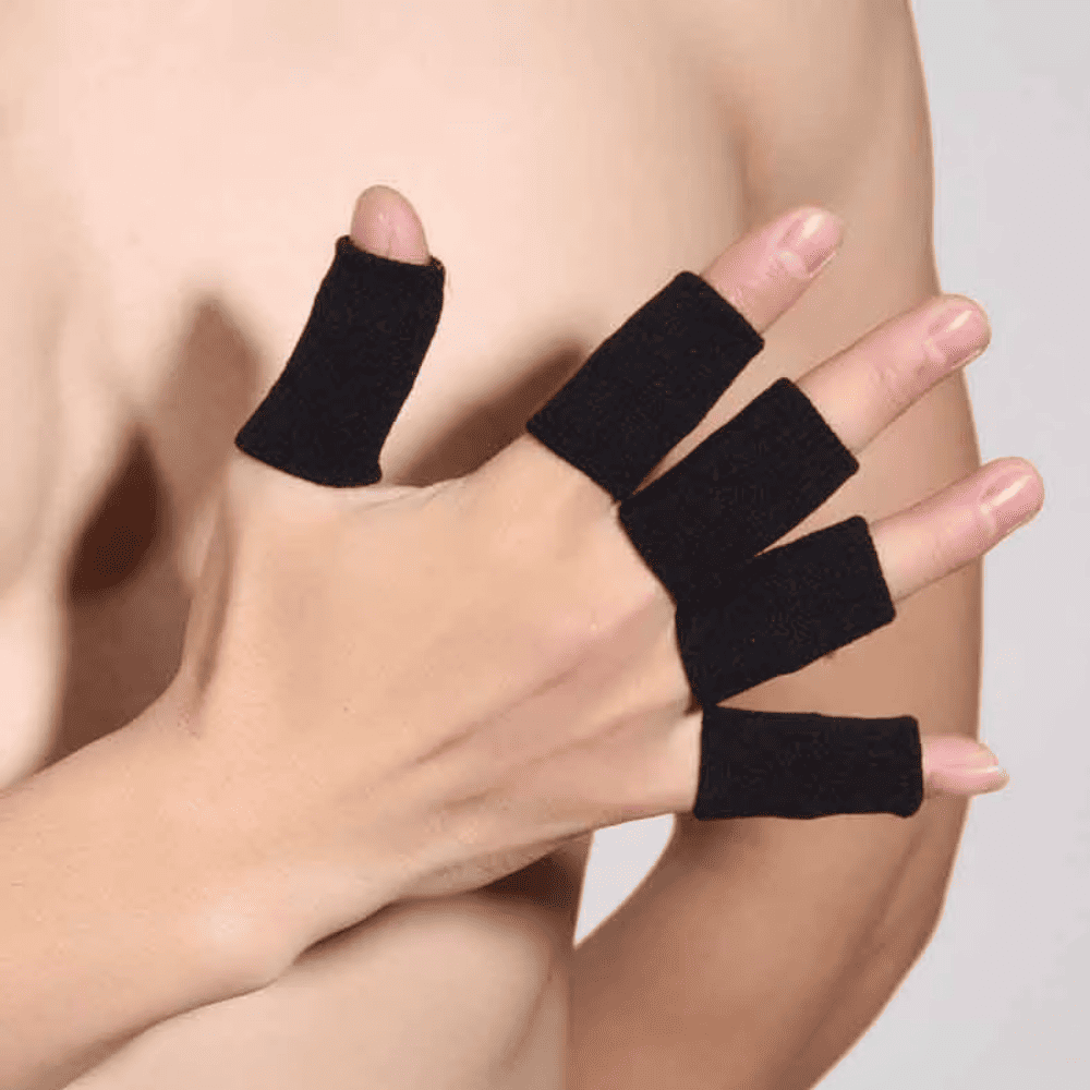 Protectores para Articulaciones de los Dedos Pack de 10 Unidades COLOR NEGRO