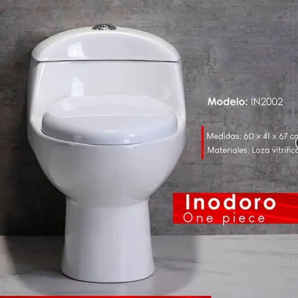 INODORO ONE PIECE BLANCO