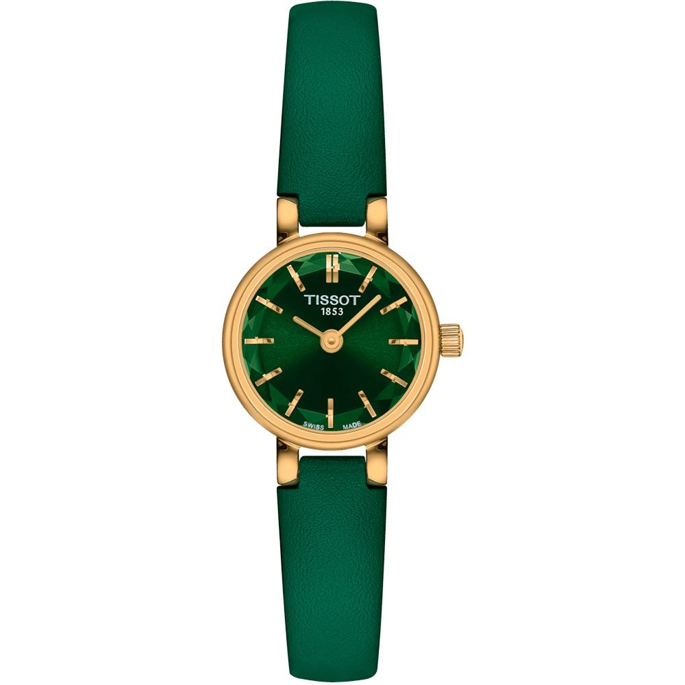 Reloj para Mujer Lovely Round Verde y Oro Amarillo T140.009.36.091.00