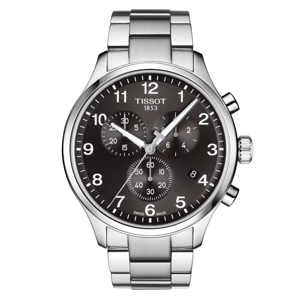 Reloj para Hombre Chrono XL Classic Plata y Negro T116.617.11.057.01