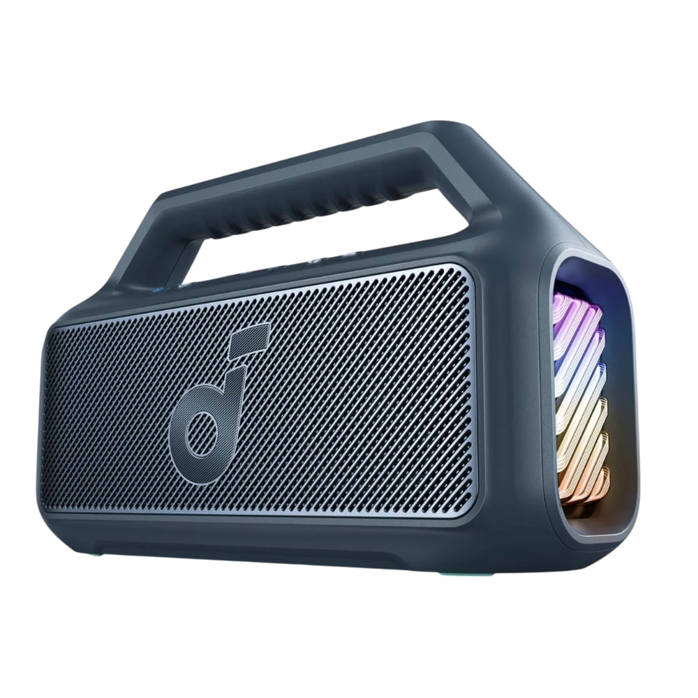 Parlante Soundcore Anker Boom 2 Azul 80w 24h Impermeable Luces