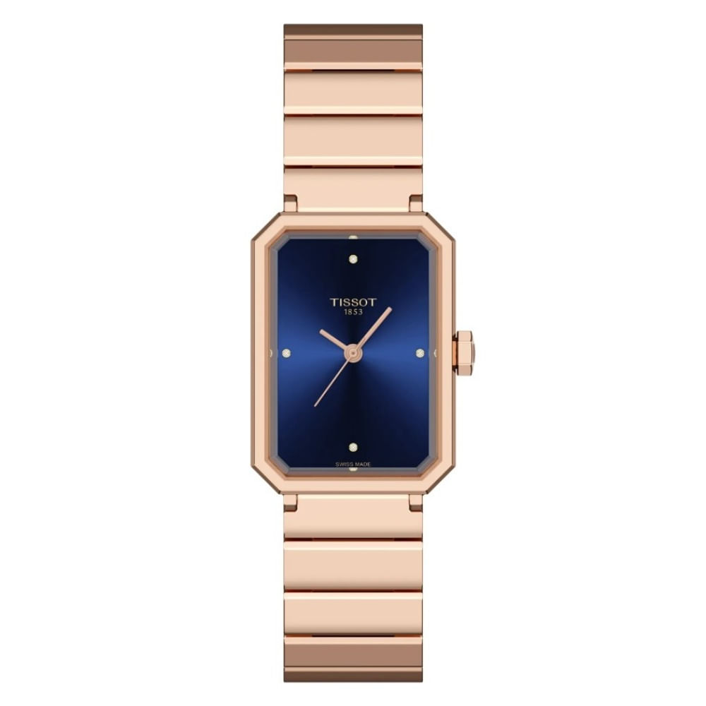 Reloj para Mujer SRV 30mm Oro Rosa y Azul T160.110.33.046.00