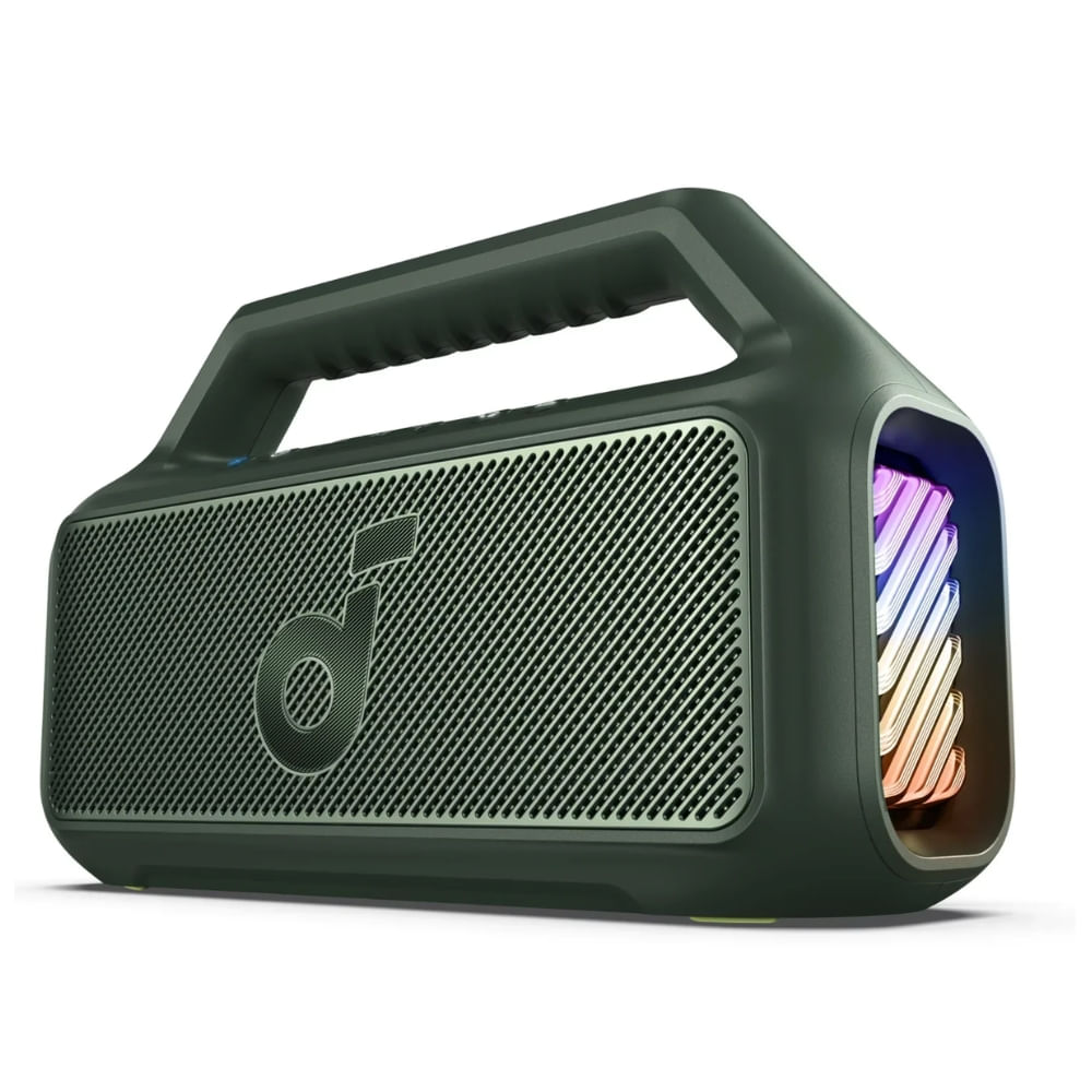 Parlante Soundcore Anker Boom 2 Verde 80w 24h Impermeable Luces
