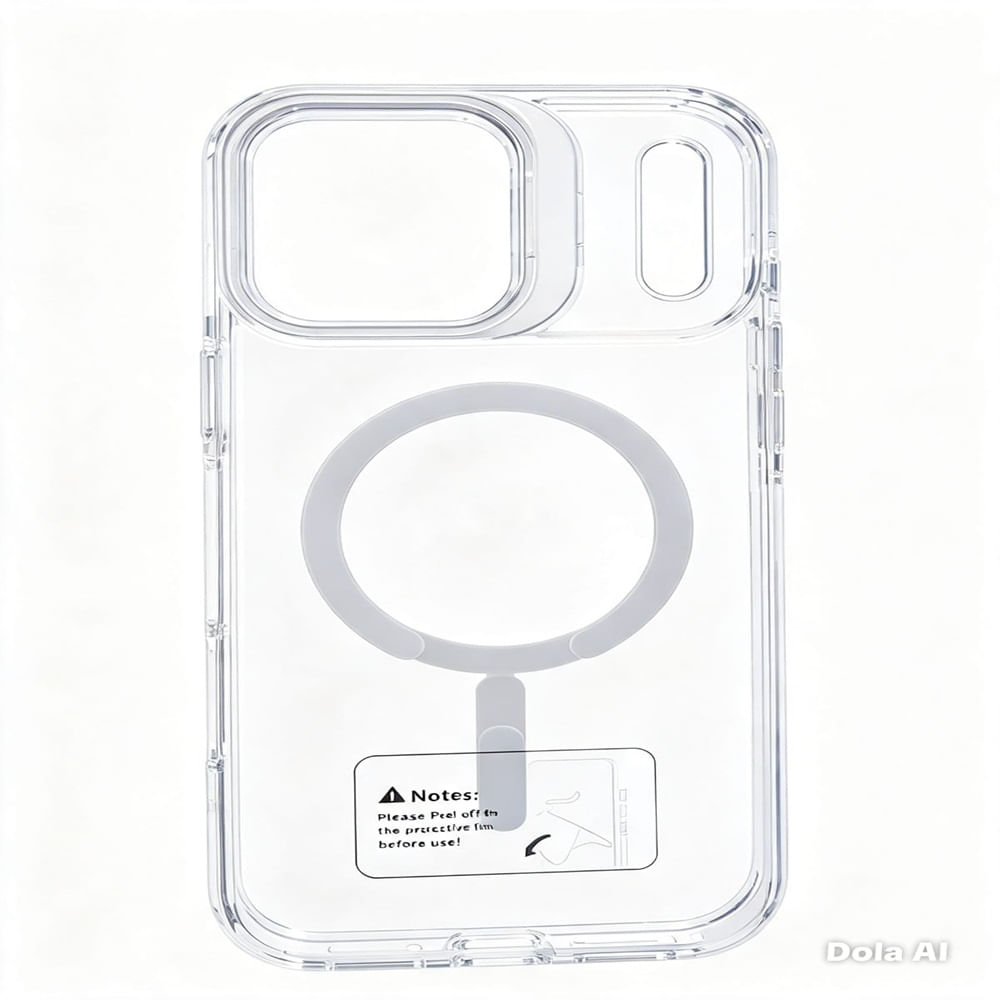 Case IPhone 17 Pro Max con Parante de Camara Transparente con Magsafe