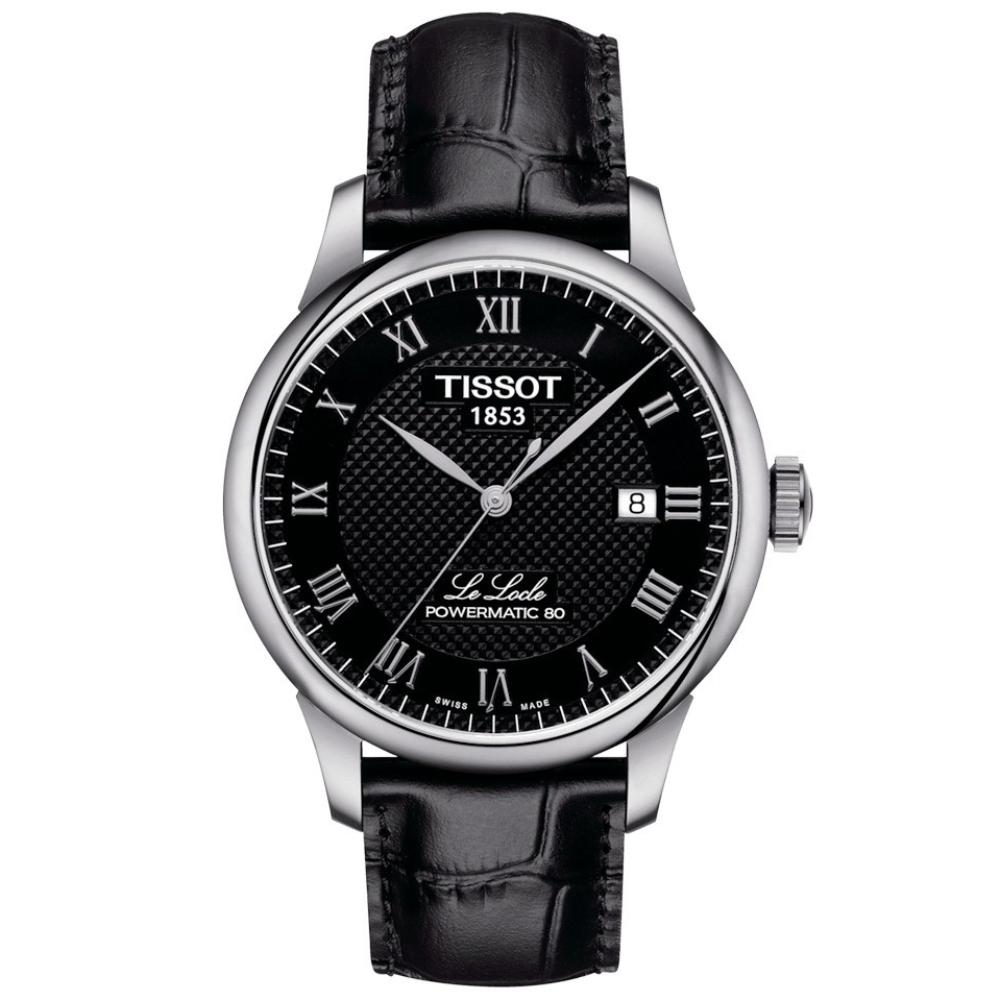 Reloj para Hombre Le Locle Powermatic 80 Negro T006.407.16.053.00