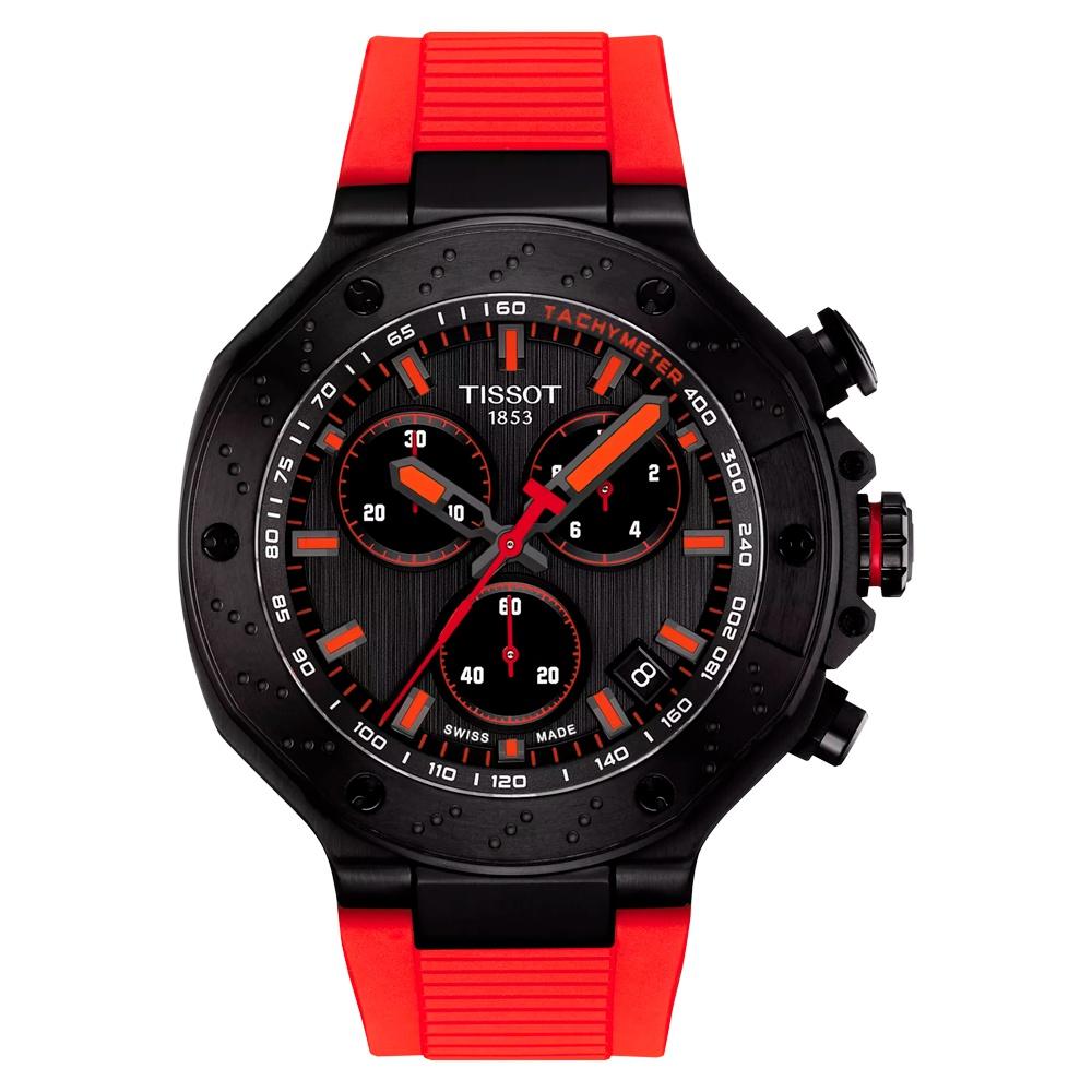Reloj para Hombre T-Race Quartz Chronograph Rojo y Negro T141.417.37.061.01