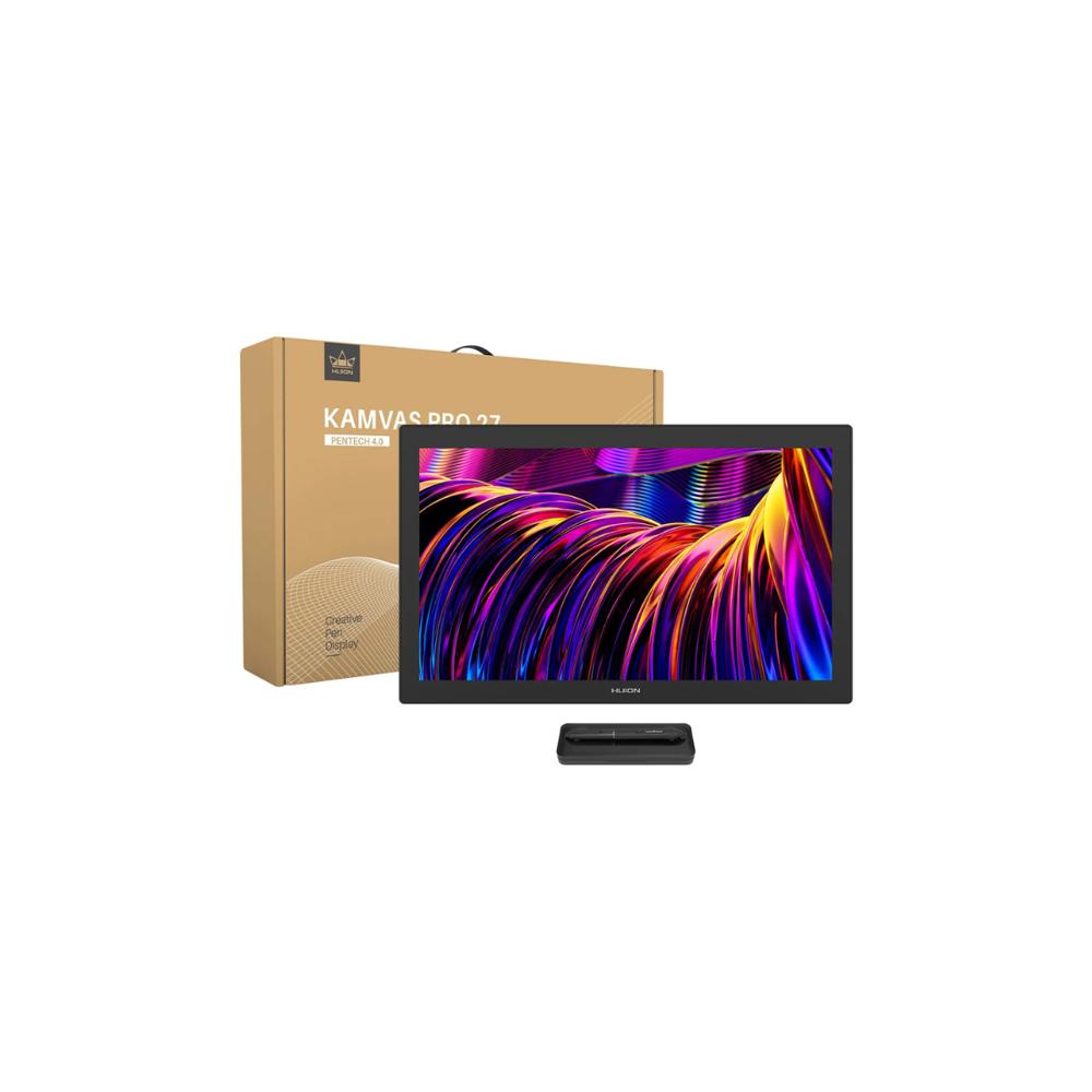 Tableta Gráfica Huion Kamvas Pro 27 4K UHD IPS 144Hz Area 596.7x335.7mm HDMI USB-C
