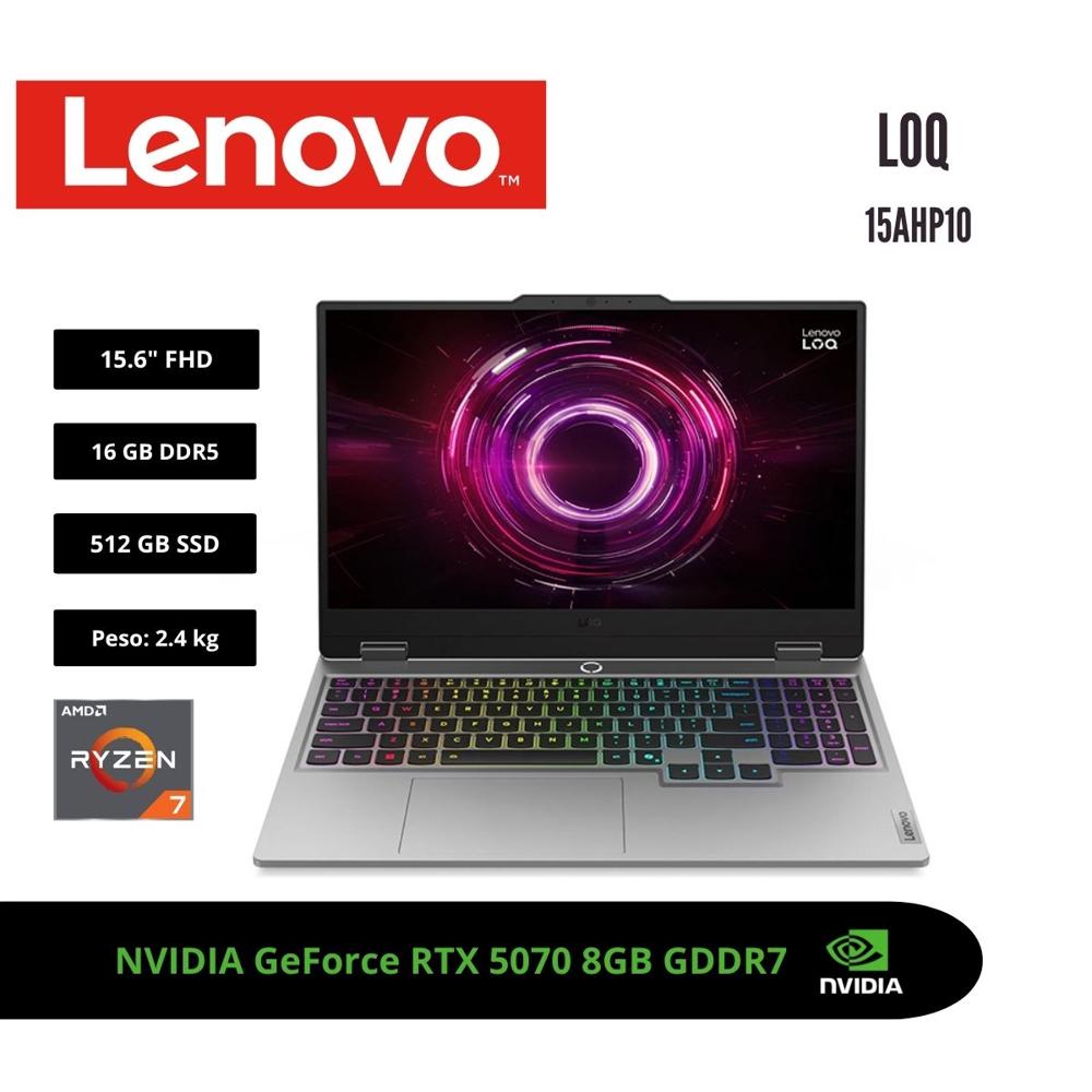LENOVO LOQ 15 15.6 FHD 144HZ AMD RYZEN 7 250 16GB RTX 5050 512GB
