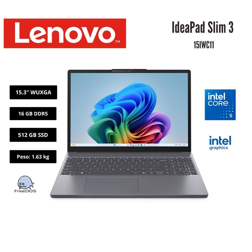 LENOVO IDEAPAD SLIM 3 15.3 WUXGA IPS INTEL CORE 5 320 16GB 512GB