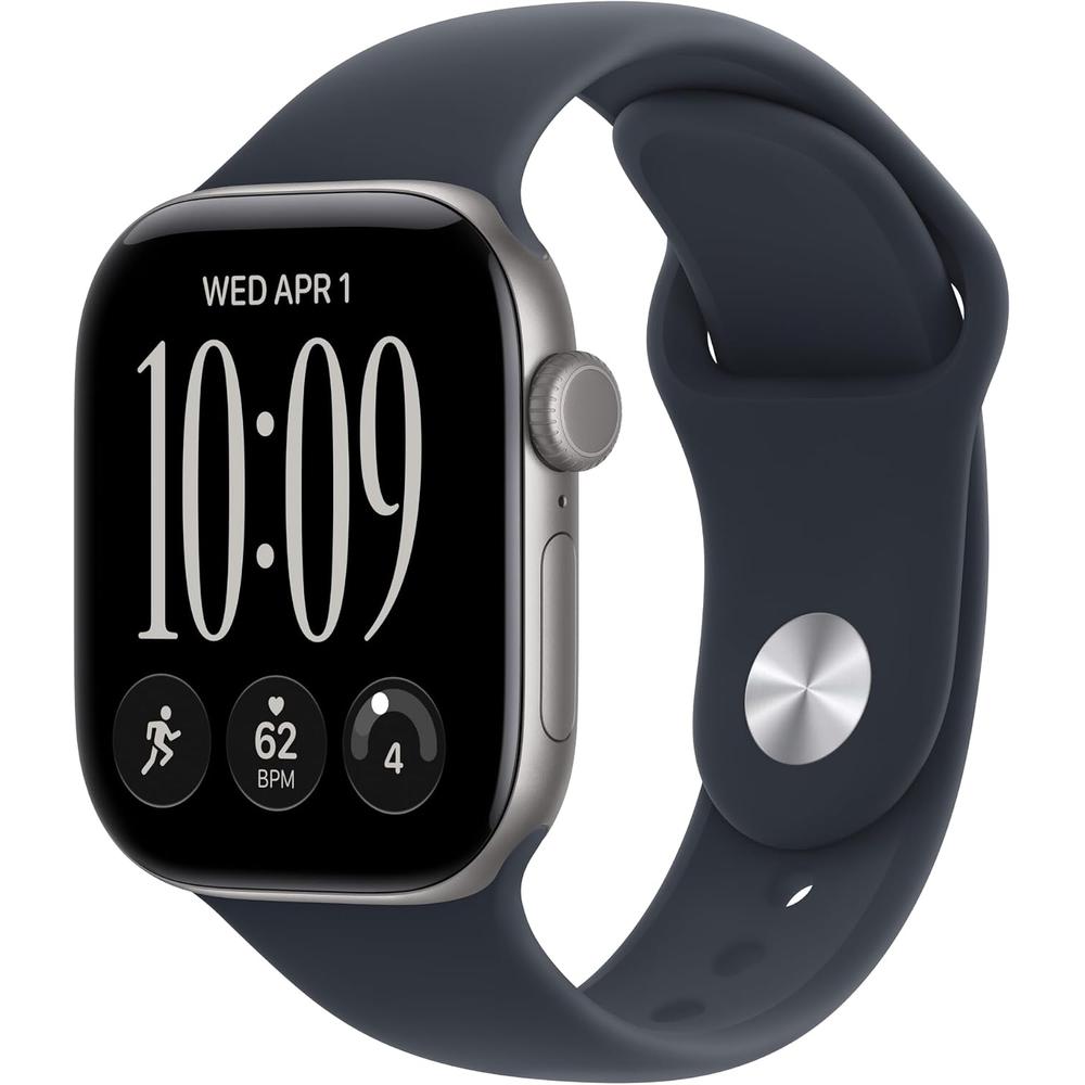 APPLE WATCH SERIES 12 (GPS) 42MM SPACE GRAY ALUMINUM + SPORT BAND NAVY BLUE S-M