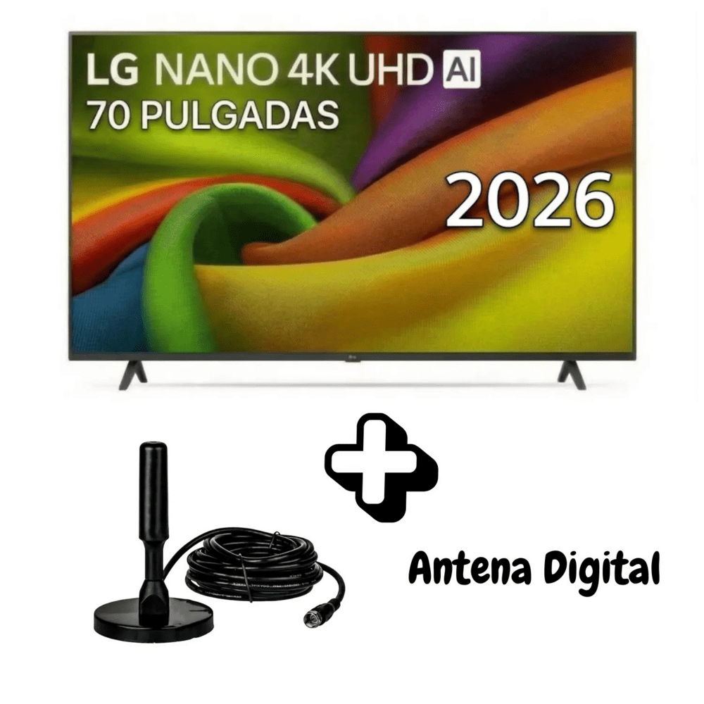 Televisor LG 70 Pulgadas NANOCELL UHD 4K WEBOS 70NU850BPSD  1 AÑO DE GARANTIA ANTENA DIGITAL