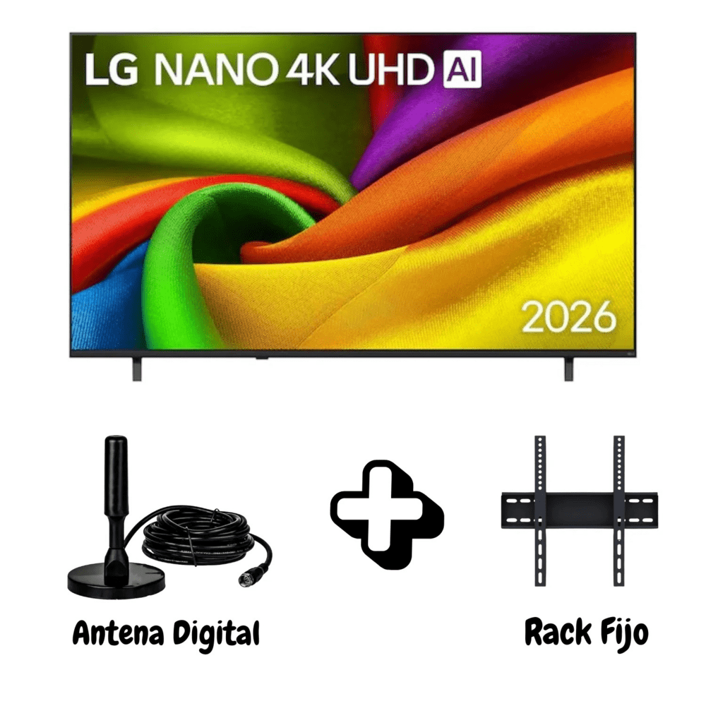 Televisor LG 70 Pulgadas NANOCELL UHD 4K WEBOS 70NU850BPSD ANTENA DIGITAL RACK FIJO