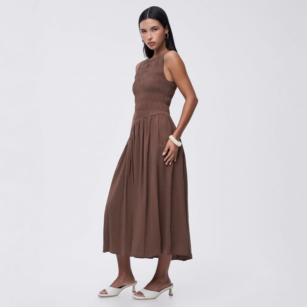 Vestido Midi Mujer Panal Malabar | Oechsle.pe - Oechsle