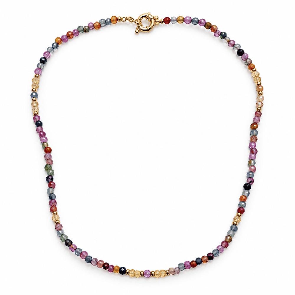 Collar Renacer de ágata facetadas