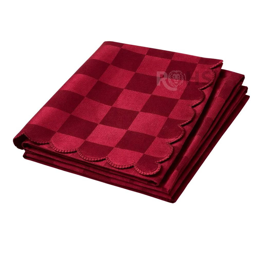 Mantel De Mesa Rojo 140 X 220 Cm Decorativo Para Comedor Y Reuniones