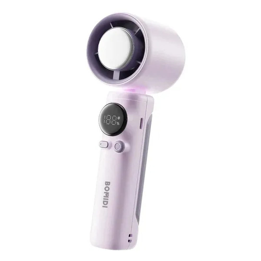 Ventilador de Mano Bomidi MF01 4000 mAh 100 Velocidades Rosa