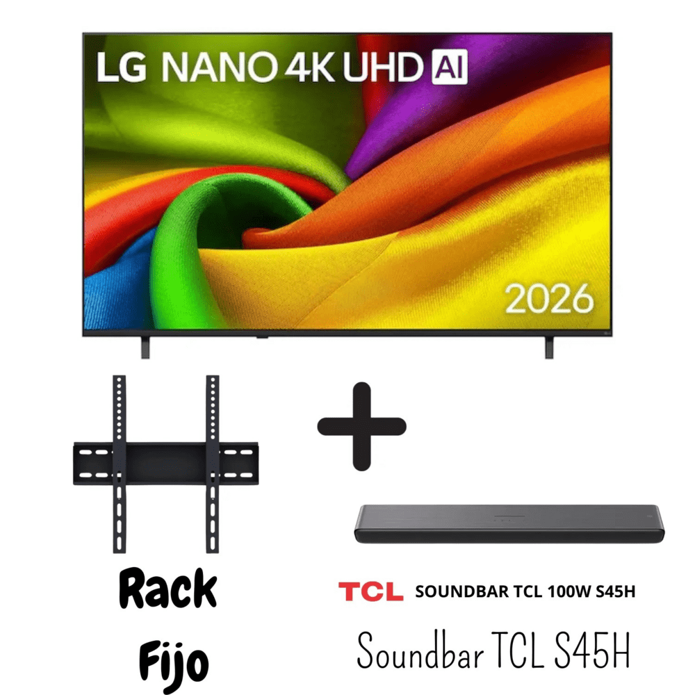 Televisor LG 70 NANOCELL UHD 4K WEBOS 70NU850BPSD 1 AÑO DE GARANTIA BARRA TCL  RACK FIJO