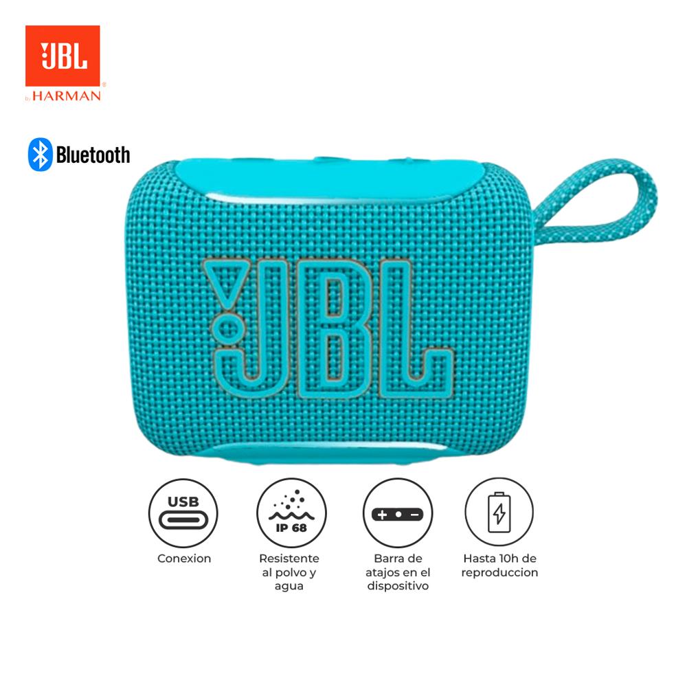 Parlante Bluetooth JBL Go 5 IP68 10Hrs Auracast Portátil Azul Claro