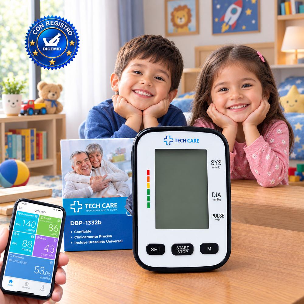 Tensiómetro Digital con App y Brazalete para Niños DBP-1332