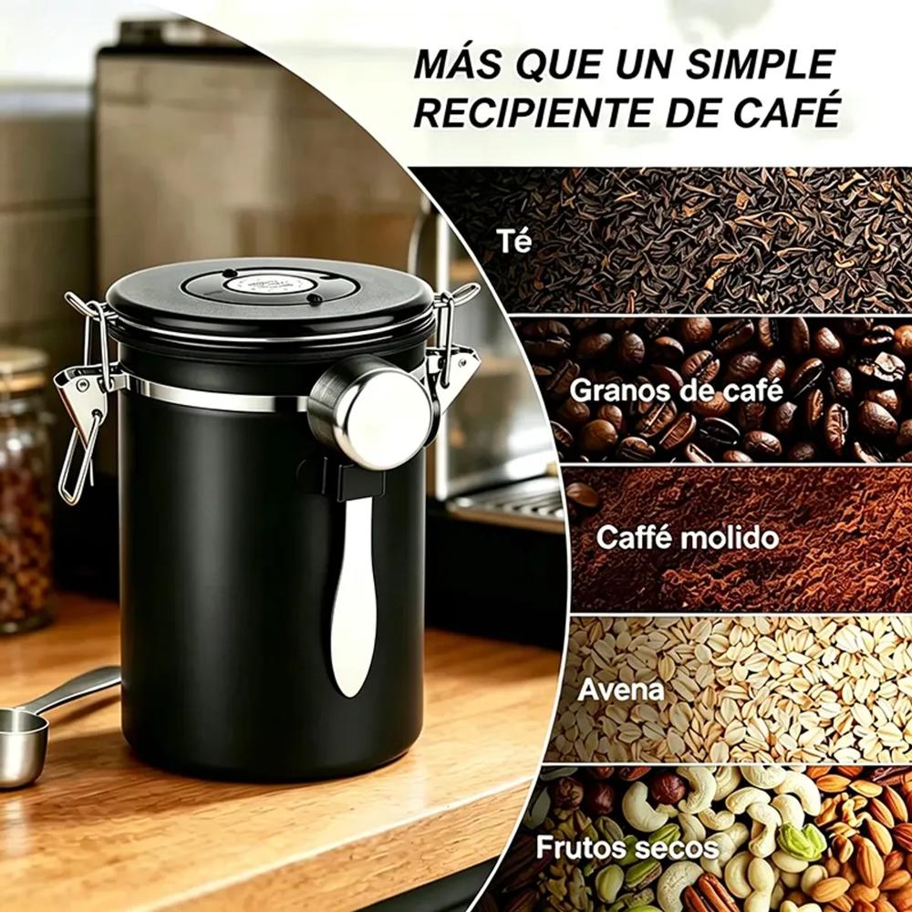 Taper hermético de 304 acero inoxidable para café 1.8L