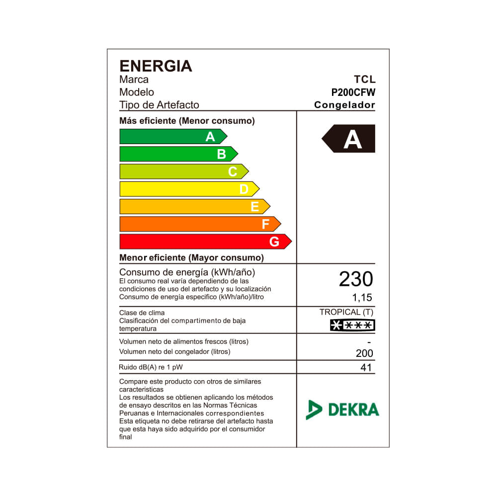 Congeladora Horizontal TCL P200CFW 200 L Inverter blanco - Oechsle