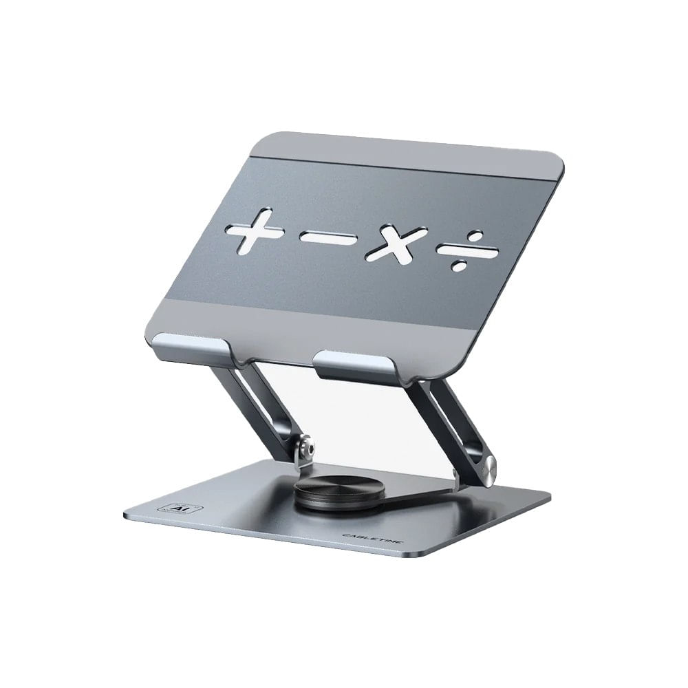 Soporte Giratorio 360 para Tablet CABLETIME de Aluminio para Dispositivos de 5 a 14 Pulgadas CS23G