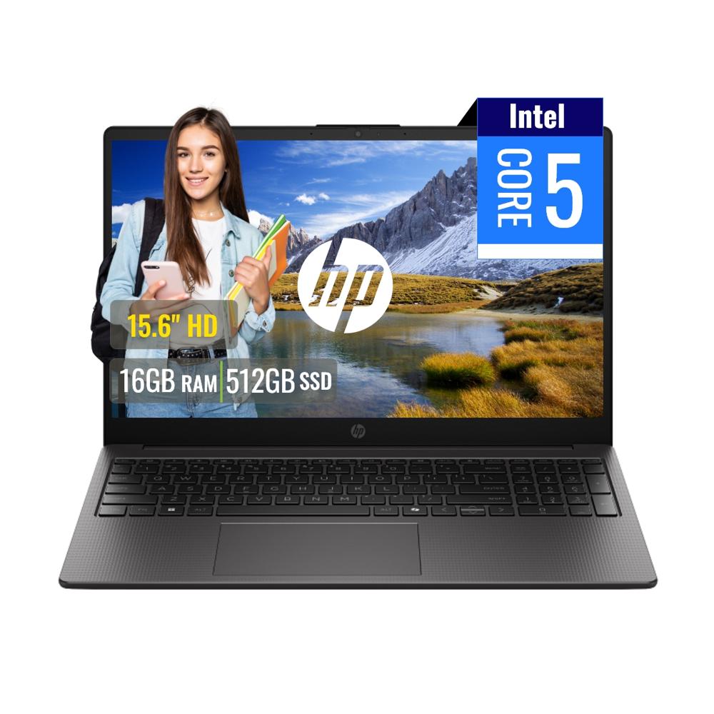Laptop HP 250R G10 Intel Core 5 120U 16GB SSD 512GB 15.6 HD FreeDOS D63YCAT