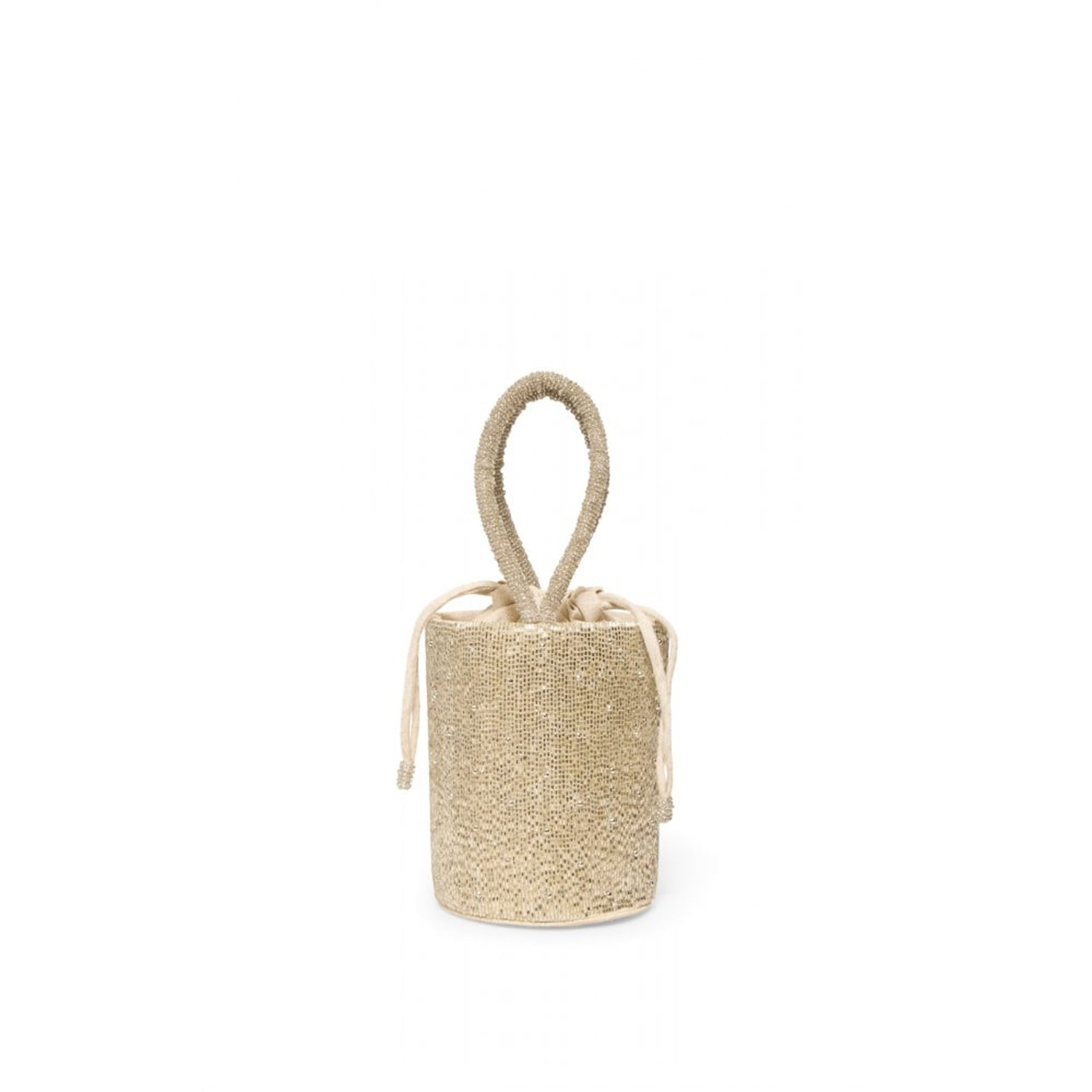 Bolso Mujer Sfera Beads Asa Plata