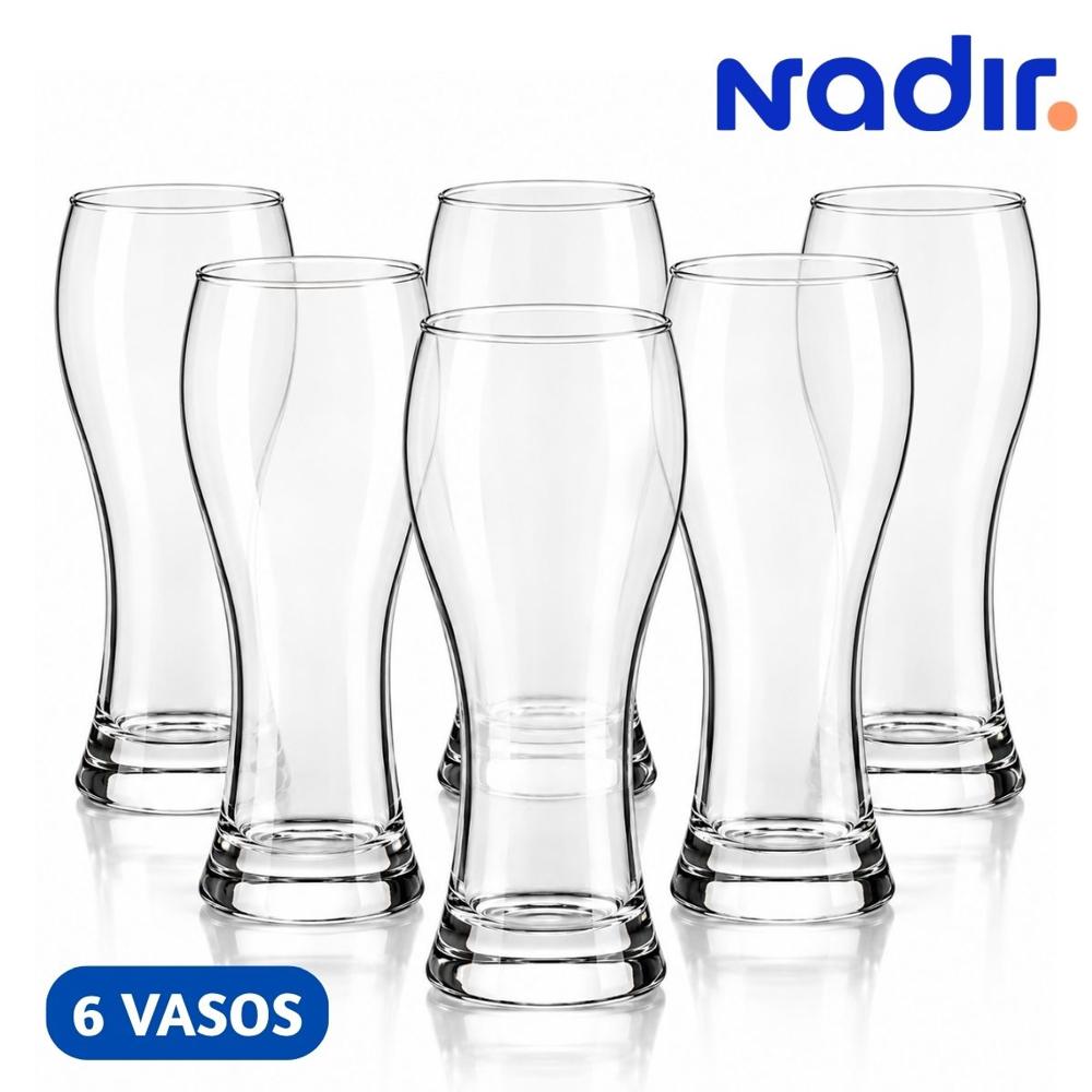 Vasos para cerveza 680ml nadir 7941 joinville x6