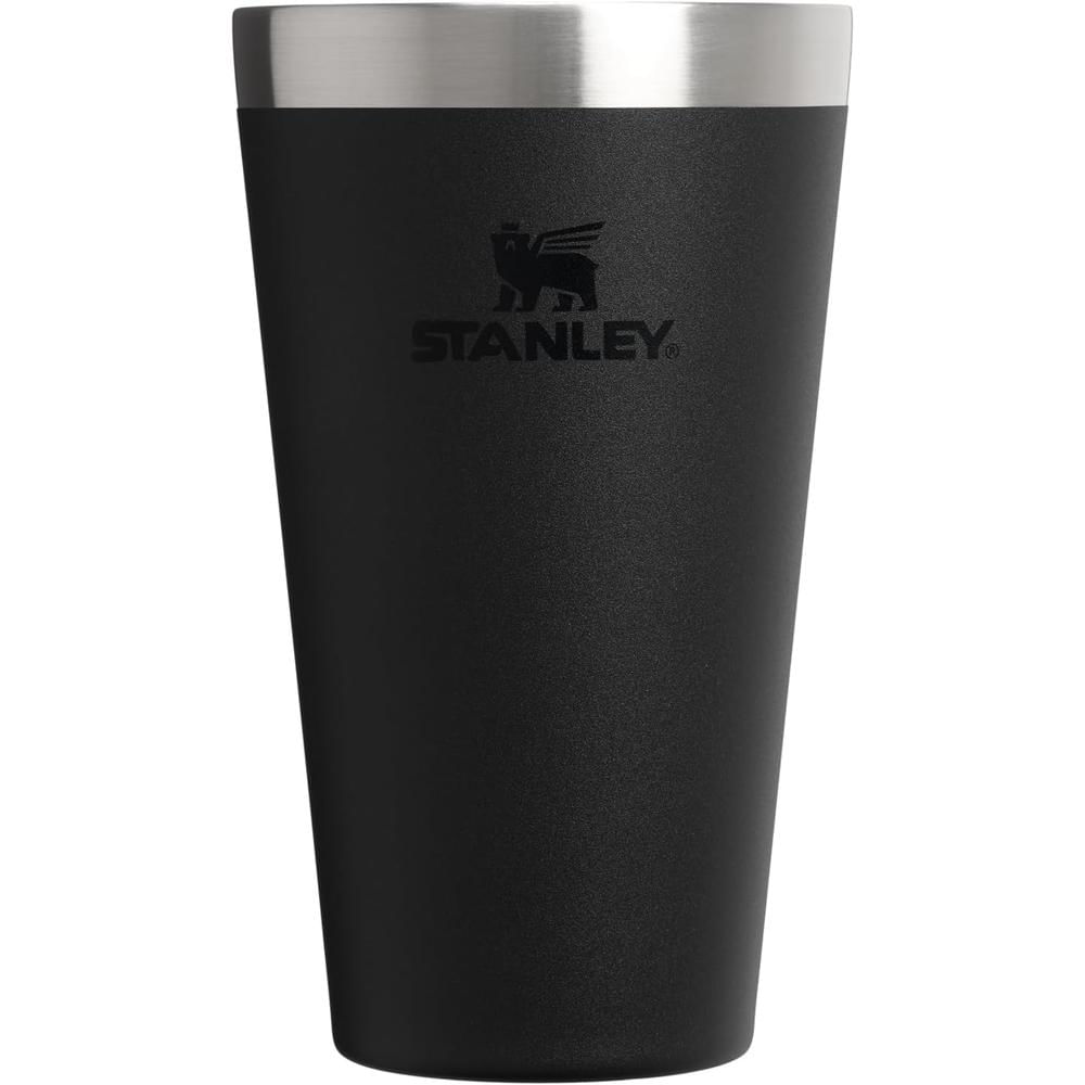 STANLEY ADVENTURE STACKING BEER PINT GLASS 16 OZ / 473 ML | BLACK 2.0