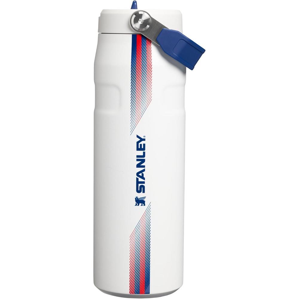 STANLEY ICEFLOW FLIP STRAW 2.0 BOTTLE 24 OZ / 710 ML | TEAM WHITE DARK BLUE