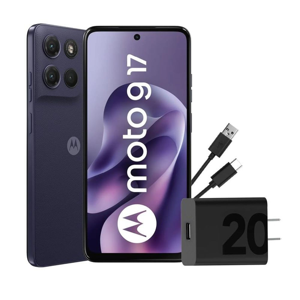 MOTOROLA MOTO G17 4G 4GB RAM 128GB - ARANDANO