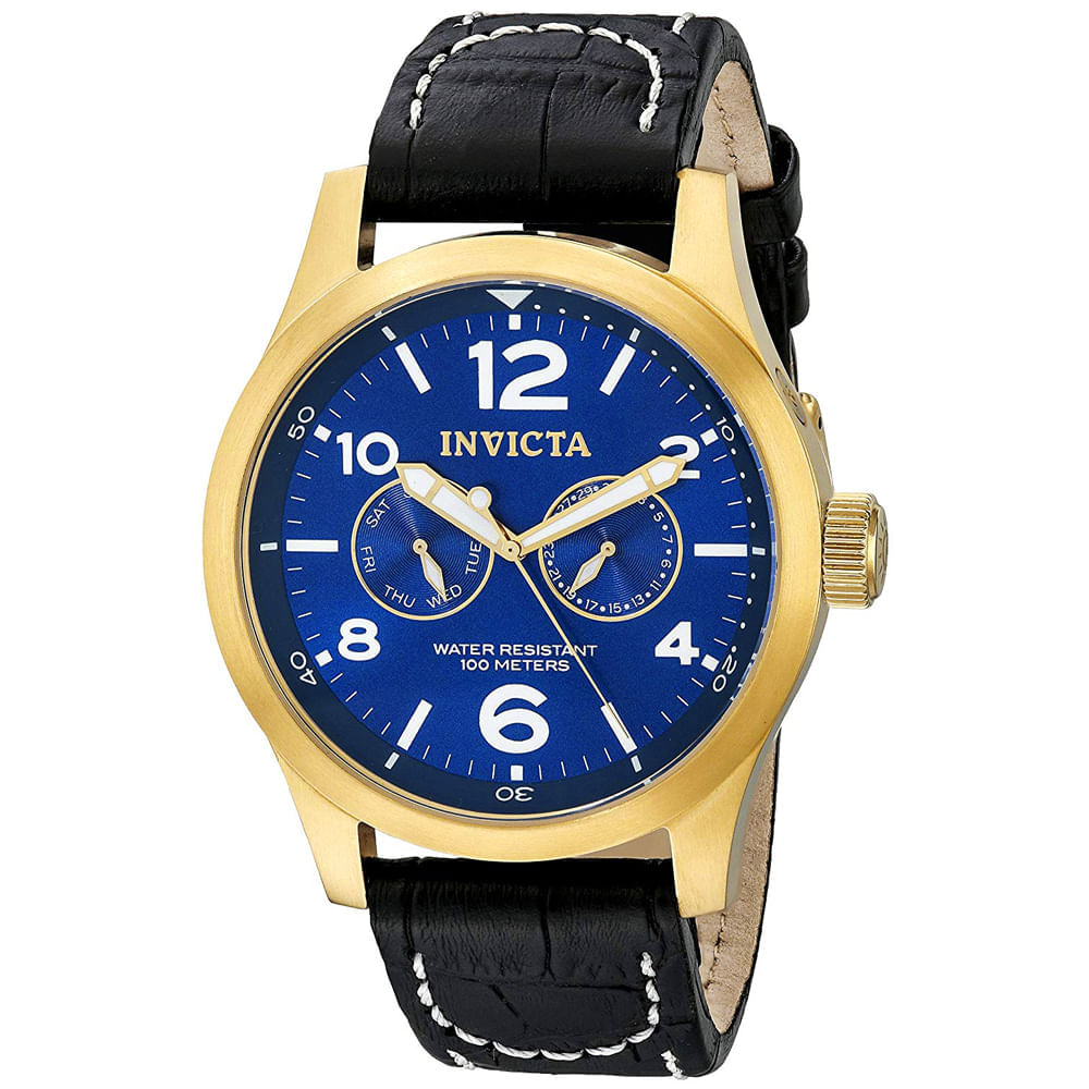 Reloj invicta best sale correa de cuero