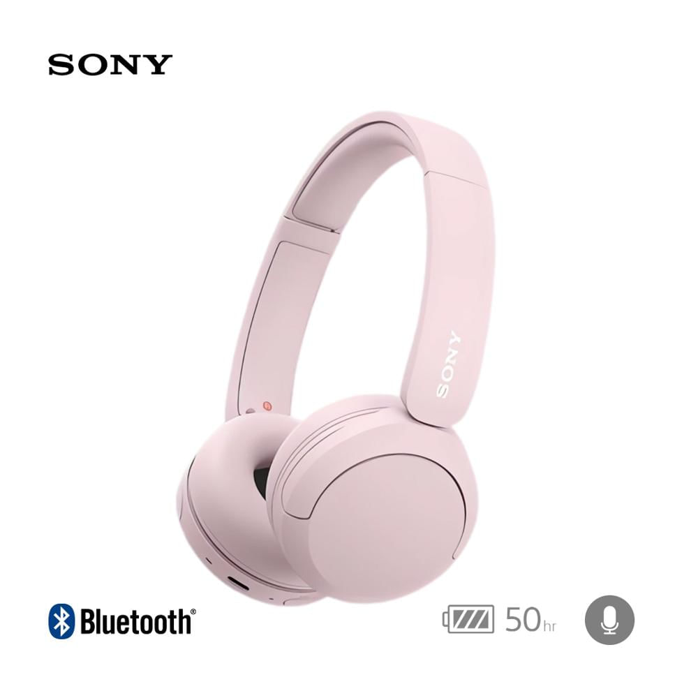 Audífonos Sony WH-CH520 Bluetooth 50 hrs c-micro Rosado