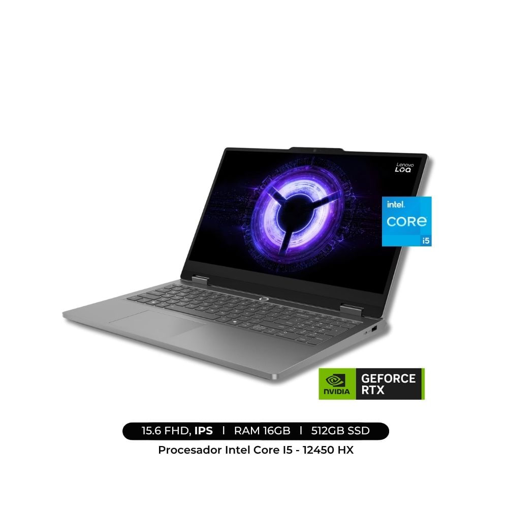 Laptop Lenovo Intel Core I5 - 13450 HX - RAM 16 GB - 512 GB SSD - IPS NVIDIA RTX 5050 8GB - FreeDOS
