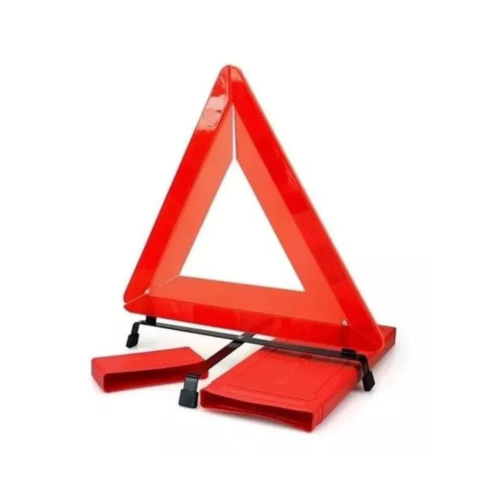 Triangulo De Seguridad Vial Reflectivo Plegable Auto Moto