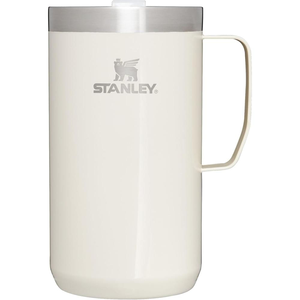 STANLEY STAY-HOT CAMP MUG 24 OZ | CREAM GLOSS