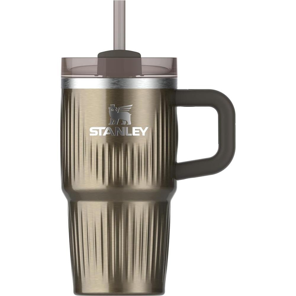 STANLEY QUENCHER H2.0 FLOWSTATE TUMBLER CON ASA 20 OZ | FLUTED GUNMETAL SHINE