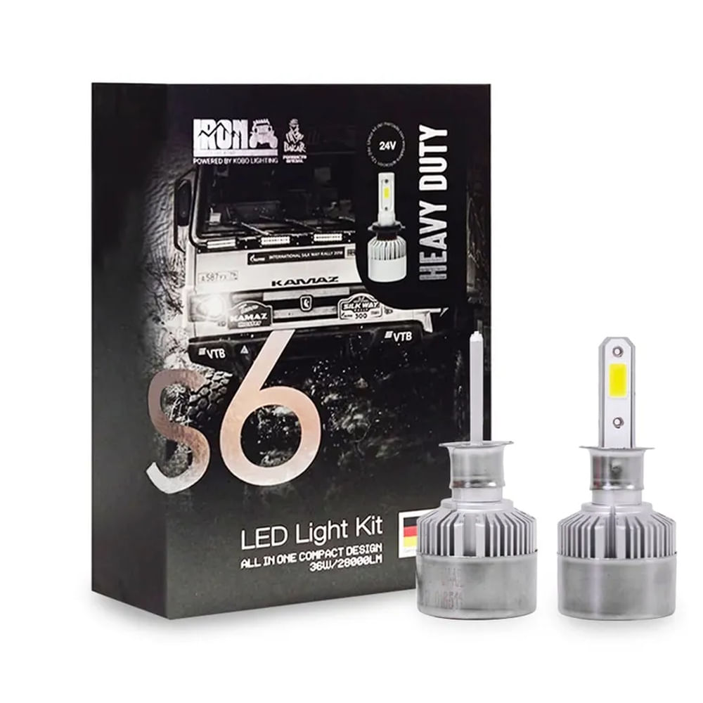 Kit Focos Led S6 Iron H3 Rally Dakar Especial 24v Camión Bus