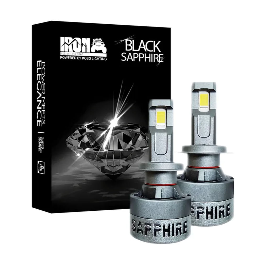 Kit Foco Led Iron Black Sapphire 9007 Csp 75w Canbus 12v