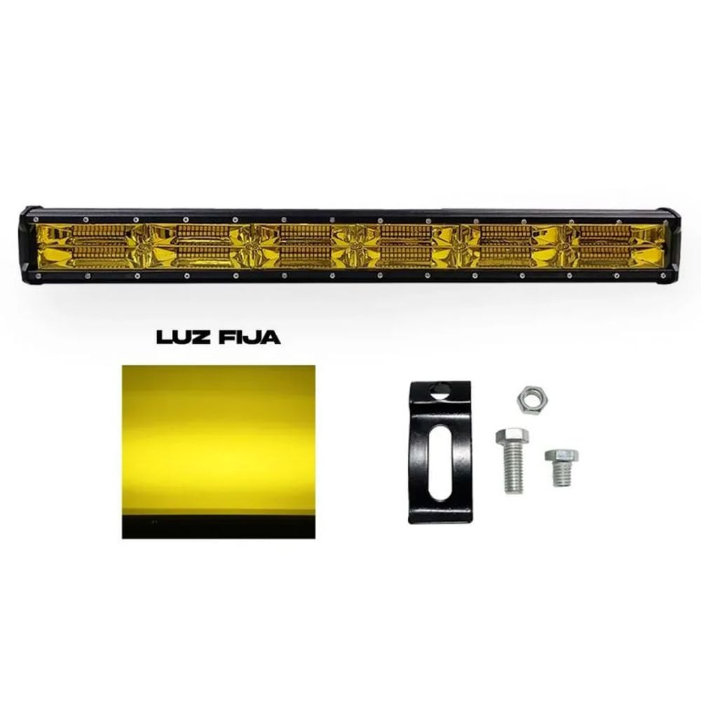 Barra Led Neblinero 432 W Luz Ambar 144 Leds Marca Lux Led