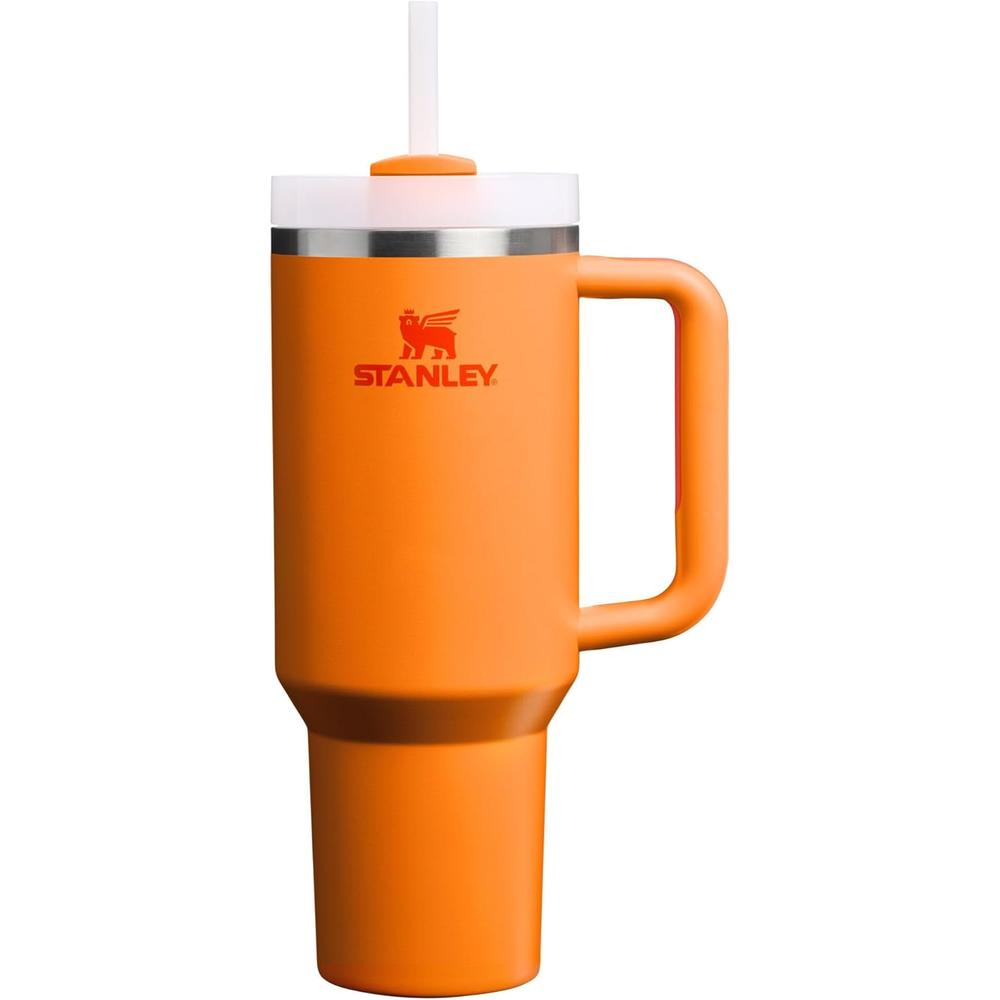 STANLEY QUENCHER H2.0 FLOWSTATE TUMBLER CON ASA 40 OZ | GOLDENROT CORAL