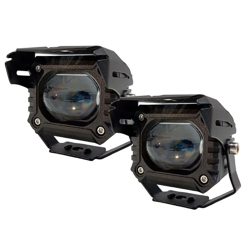 Faro Led Exploradora Proyector 30W Luz Dual Moto x Par