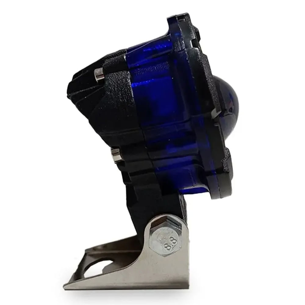 Exploradora Faro Led Aureola Blanco Luz Fijo Flash 5w X Par