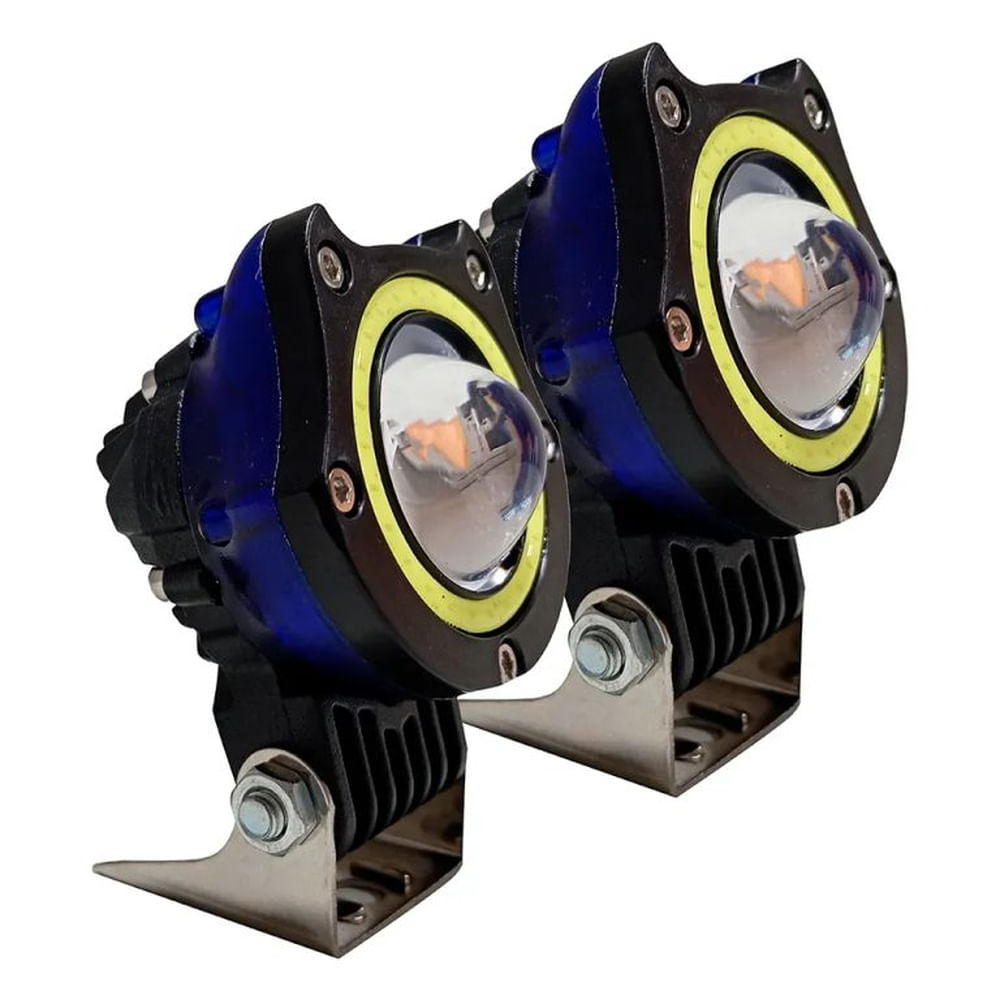 Exploradora Faro Led 5w Aureola Blanco Luz FijoFlash X Par