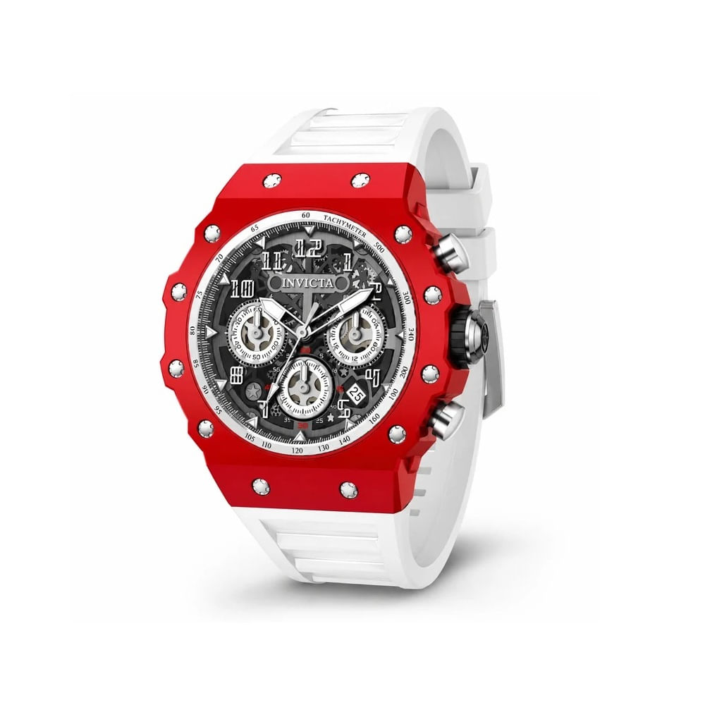 Reloj Invicta Racing Vaulthan para hombre - 44 mm. Blanco - 69647