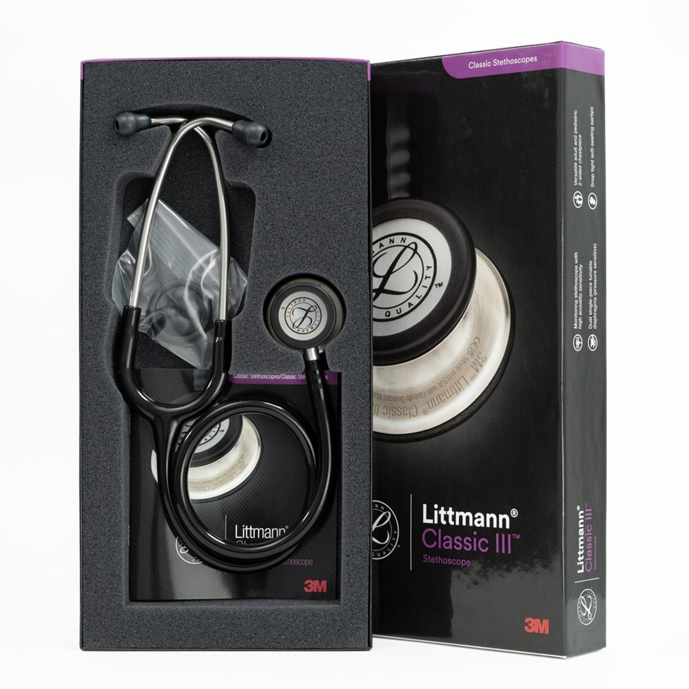 Estetoscopio Littmann Classic III Negro 5620