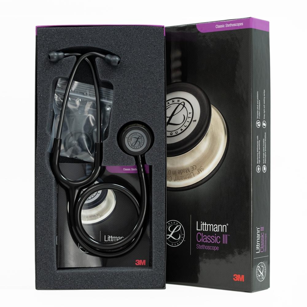 Estetoscopio Littmann Classic III Negro Humo 5811